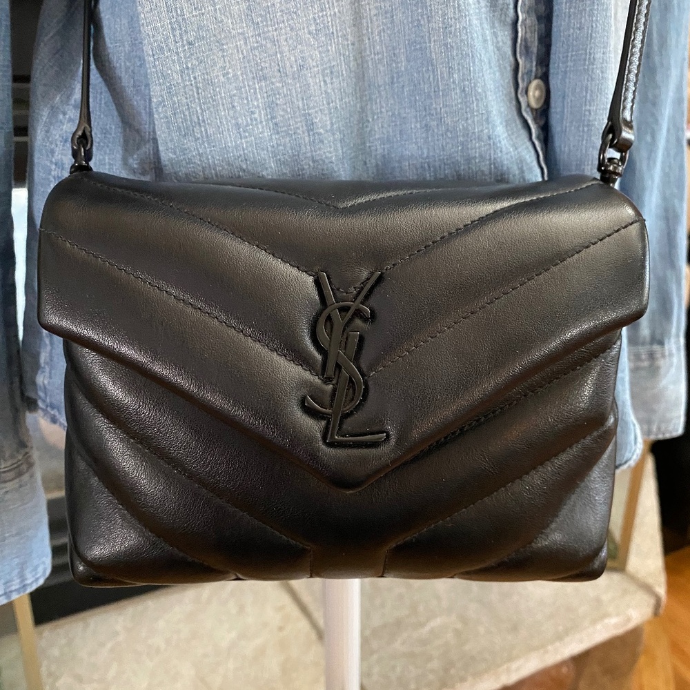 Saint Laurent YSL Toy LouLou Quilted Leather Crossbody Bag